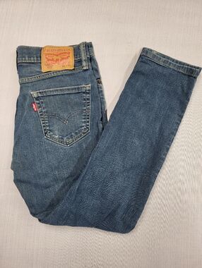 Levis 511 Jeans Mens 30x30 Blue Denim Slim Fit Stretch Tapered Leg Classic